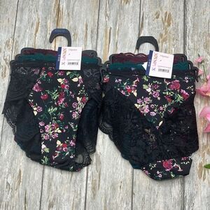 Womens Micro Fiber Hipster Panties Underwear 2, 3-Packs Size XS